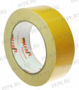 Клейкая лента двухсторонняя 38х22 на ПВХ-основе (3811132700158) KRAFT [6/48]
