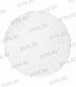Салфетки ажурные круглые 24 см (250 шт. в уп.) (104-058) [1/8]