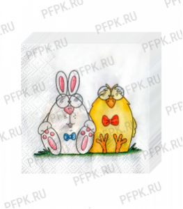 Салфетки бум. BOUQUET 20х20, 2-сл. (30 листов) Сладкая парочка [26/26]