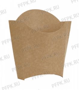 Коробка для картофеля фри крафт (М) ECO FRY DoECO [50/1200]