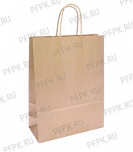 Пакет бум. с круч. руч. 220х120х250, крафт [1/300]