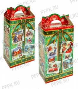 Коробка картон. 800 гр Декор [1/275]