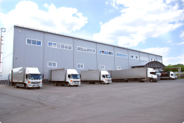 Логистический комплекс с грузовым автопарком